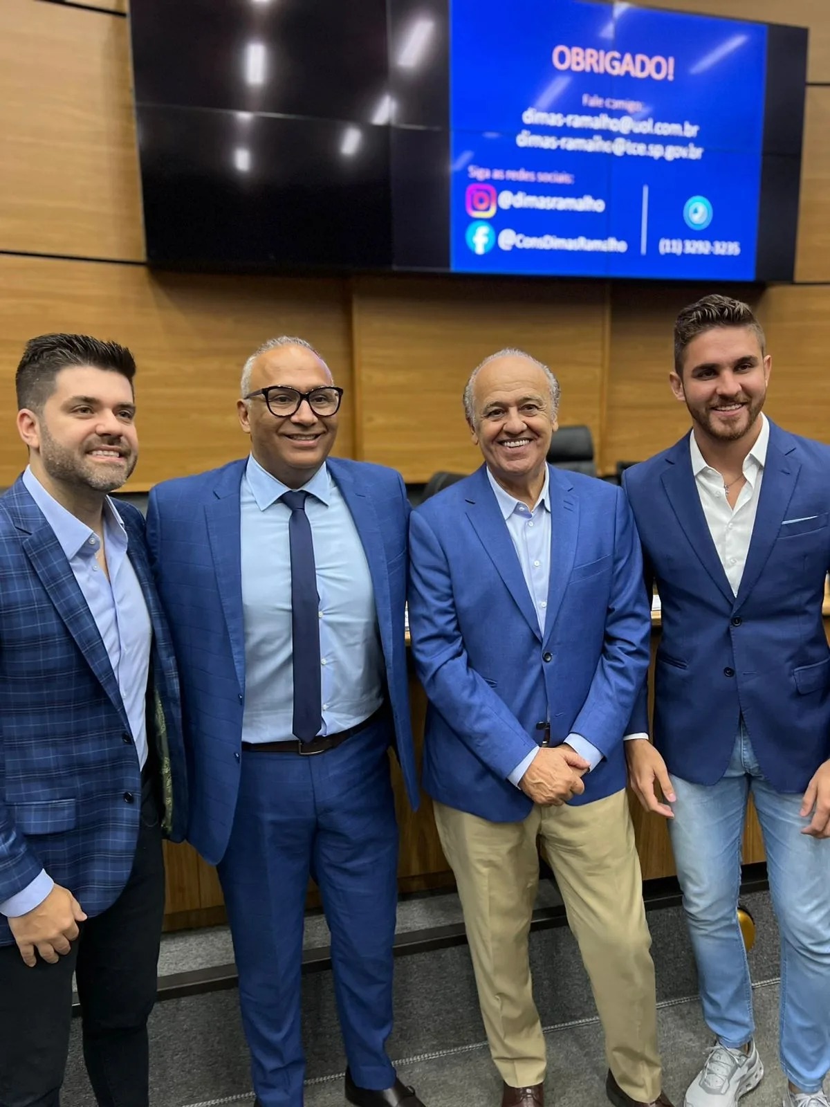 Câmara Municipal de Cajamar recebe o Conselheiro do TCE-SP Dimas Ramalho