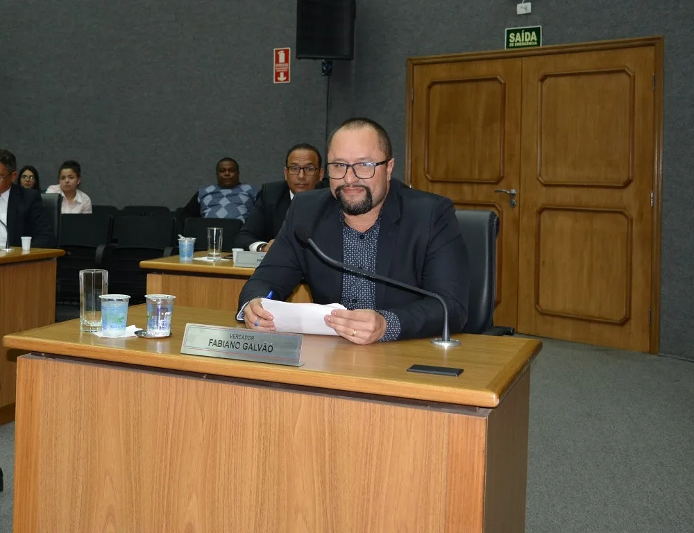 Lei 1.753 de autoria do vereador Fabiano Galvão é sancionada 