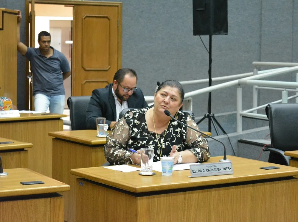 Izelda pede implantação de tubulação da Olaria