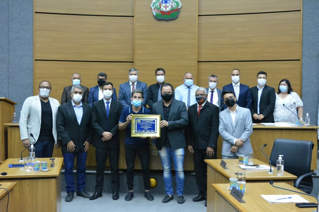 “Joanderson Corredor” recebe título de Cidadão Cajamarense