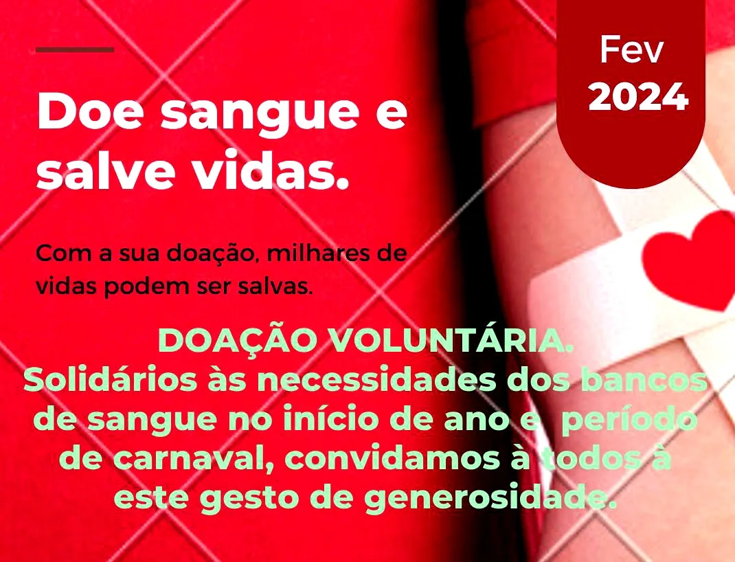 Campanha de Incentivo a Doação de Sangue Voluntária IPSSC